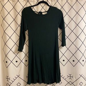 Forest green dress